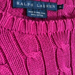 Ralph Lauren pink sweater